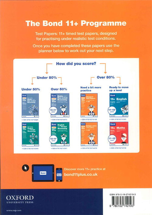 Bond 11+ CEM: Standard Test Papers Pack 2 - Click Image to Close