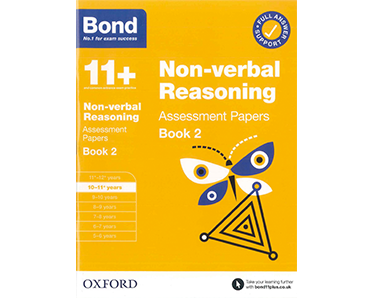 Bond 11+ Non-Verbal Reasoning Assessment Papers for 10-11+ years Book 2 - Click Image to Close