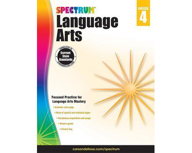 Spectrum Language Arts, Grade 4 - Click Image to Close