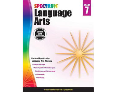 Spectrum Language Arts, Grade 7 - Click Image to Close