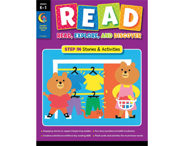 Read, Explore, and Discover, Grades K-1 : Step in Stories & Activities - Click Image to Close