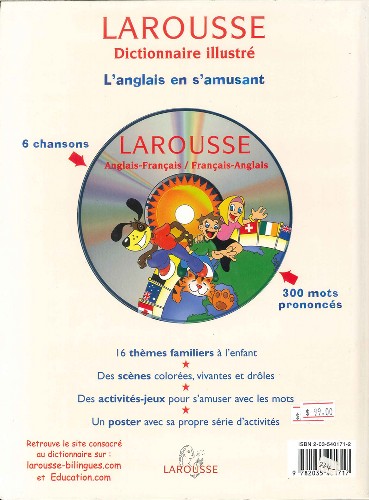 Larousse Dictionnaire Illsutré (Bilingual Edition) + CD Audio