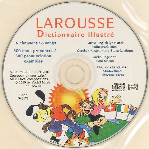 Larousse Dictionnaire Illsutré (Bilingual Edition) + CD Audio - Click Image to Close