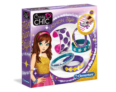 Clementoni: Crazy Chic Fashion Style Jewellery Making Set