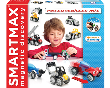 SmartMax Power Vehicles Mix Magnetic Discovery Complete Set
