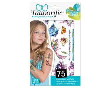 Style Me Up #1163: Tattorific - Watercolor DIY Tempopary Tattoos