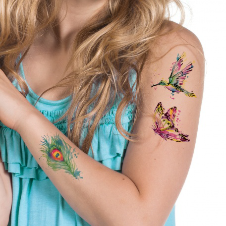 Style Me Up #1163: Tattorific - Watercolor DIY Tempopary Tattoos